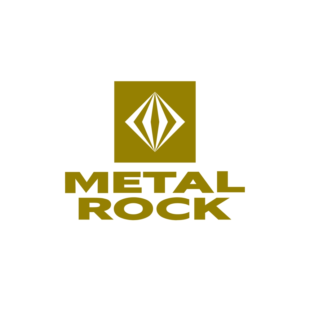 車のホイール 「METAL ROCK」 のロゴ