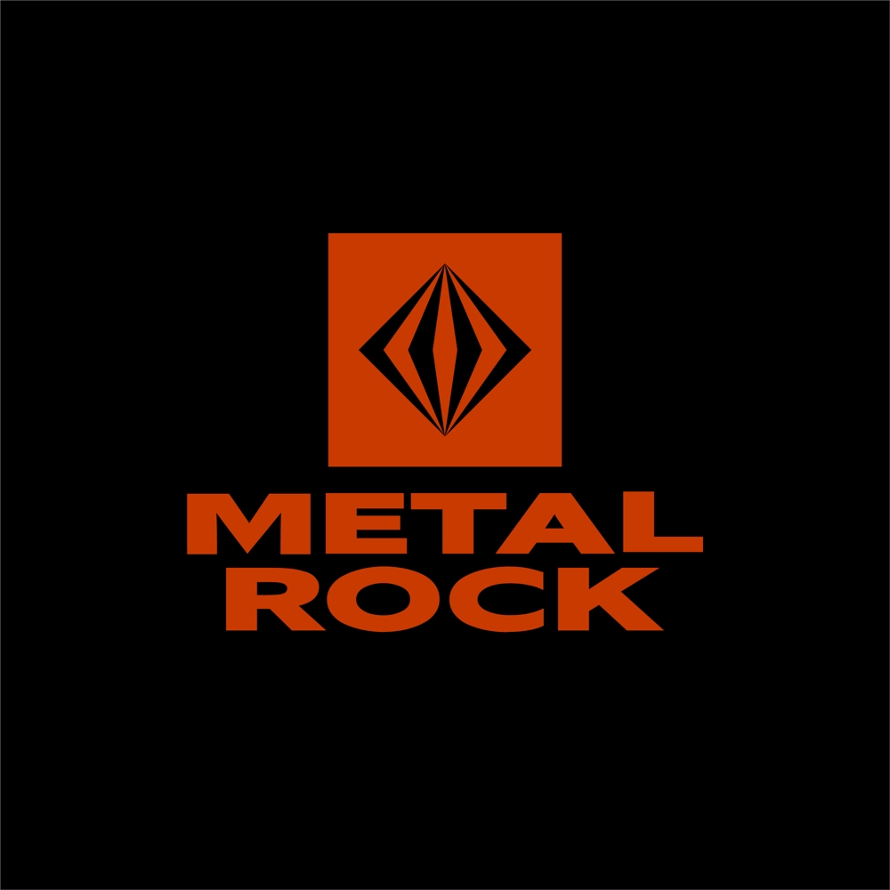 車のホイール 「METAL ROCK」 のロゴ