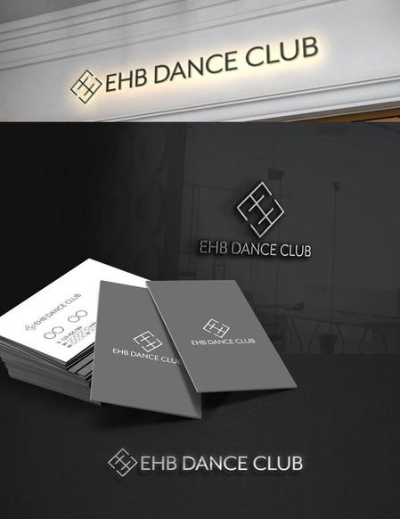 D.R DESIGN (Nakamura__)さんの社交ダンススタジオ「EHB DANCE CLUB」もしくは「EHB Dance Club」ロゴへの提案