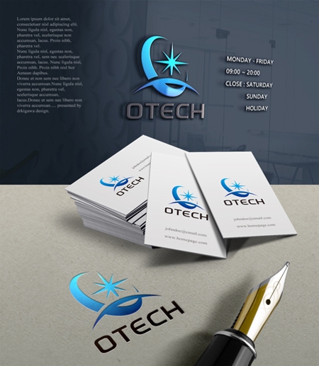 drkigawa (drkigawa)さんの産業用ロボットプログラム設計会社　OTECH　の　ロゴへの提案
