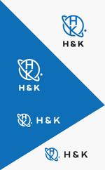 Elephant Design (Elephant_Label)さんの会社ロゴ制作依頼。合同会社H&K　文字書体と図形ロゴ,２つセットでご提案ください。への提案