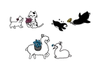 シホ (shiho-goto)さんのアルパカ・猫・ペンギンのイラスト募集への提案