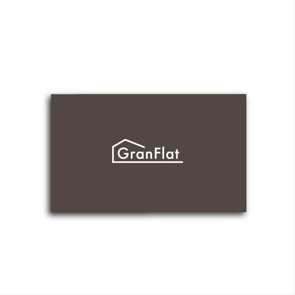 プレミアムな平屋住宅「GranFlat」のロゴデザイン