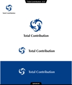 queuecat (queuecat)さんの個人で法人コンサルをおこなう「Total Contribution」のロゴへの提案