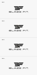 kohgun ()さんのフィットネスアパレルブランド【BLAZE FIT.】のロゴ作成への提案