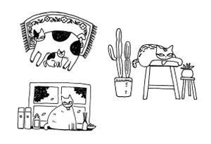yuki_minamiさんの「カギしっぽ猫」のイラスト募集への提案