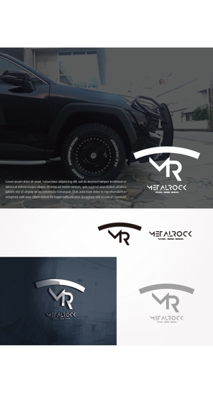 mg_web (mg_web)さんの車のホイール 「METAL ROCK」 のロゴへの提案