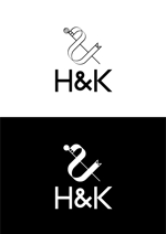 ゆーき / 樹 (yu-ki0220)さんの会社ロゴ制作依頼。合同会社H&K　文字書体と図形ロゴ,２つセットでご提案ください。への提案