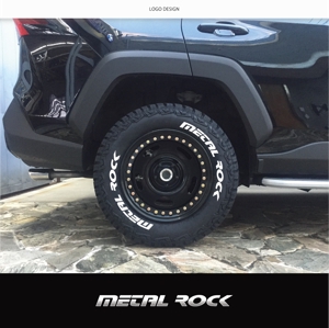 DeeDeeGraphics (DeeDeeGraphics)さんの車のホイール 「METAL ROCK」 のロゴへの提案