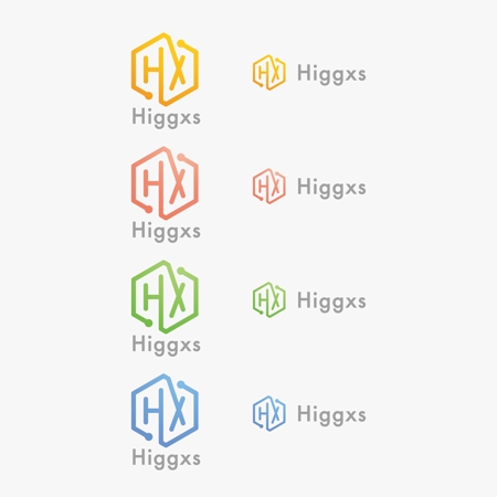 T2 (t2design)さんの音楽プロダクション「Higgxs」のロゴへの提案