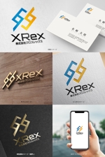 オリジント (Origint)さんのフリーランスコミュニティの運営「株式会社XRex」の企業ロゴへの提案