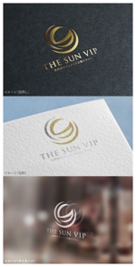 mogu ai (moguai)さんの会員制ボディメイク日焼けサロン「THE SUN VIP」のロゴへの提案