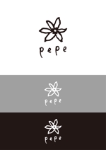 HAREAME (hareame)さんの美容室「pepe」のロゴへの提案