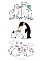 しらとり　ゆきえ (yukishiratori04)さんのアルパカ・猫・ペンギンのイラスト募集への提案