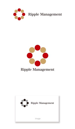 serve2000 (serve2000)さんのコンサルティング会社「Ripple Management」のロゴへの提案