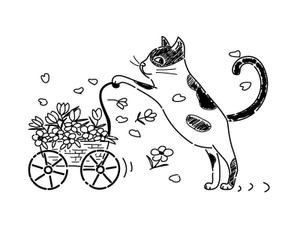 suzume29 (suzume29)さんの「カギしっぽ猫」のイラスト募集への提案
