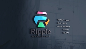 drkigawa (drkigawa)さんのコンサルティング会社「Ripple Management」のロゴへの提案