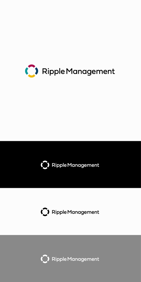 designdesign (designdesign)さんのコンサルティング会社「Ripple Management」のロゴへの提案