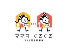 福田　千鶴子 (chii1618)さんのママ訪問宅配事業「マママくるくる」のロゴへの提案