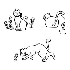 すだち (ao_sudate)さんの「カギしっぽ猫」のイラスト募集への提案