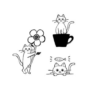 m-design ()さんの「カギしっぽ猫」のイラスト募集への提案