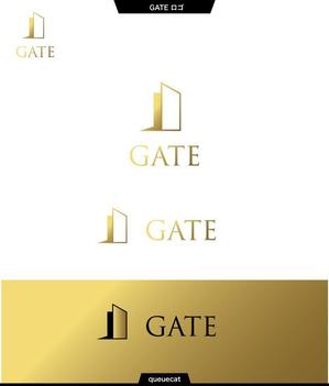 queuecat (queuecat)さんの美容室、美容サロン、「ＧＡＴＥ」のロゴへの提案