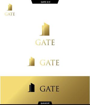 queuecat (queuecat)さんの美容室、美容サロン、「ＧＡＴＥ」のロゴへの提案