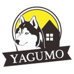 ぬー ()さんのシベリアンハスキー犬(ペット犬)と建築及び不動産のコンサル会社、株式会社八狗雲のロゴへの提案