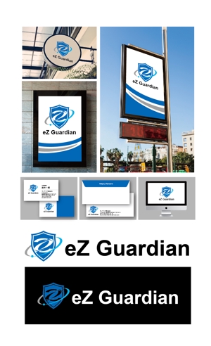 King_J (king_j)さんの防犯・監視カメラ設置会社 「EZガーディアン株式会社」のコーポレートロゴ作成への提案