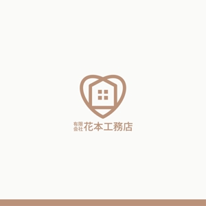 kazubonさんの有限会社花本工務店のロゴ製作への提案