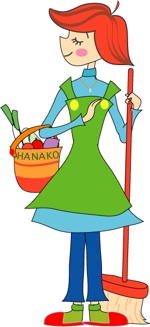 mimika (mimika)さんの家事代行サービスのキャラクター作成への提案