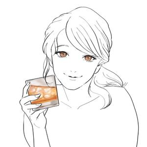 Yacko (sayacko)さんの２８歳ウイスキー好き女子のSNS＆ブログの吹き出し用アイコンやイラスト制作への提案