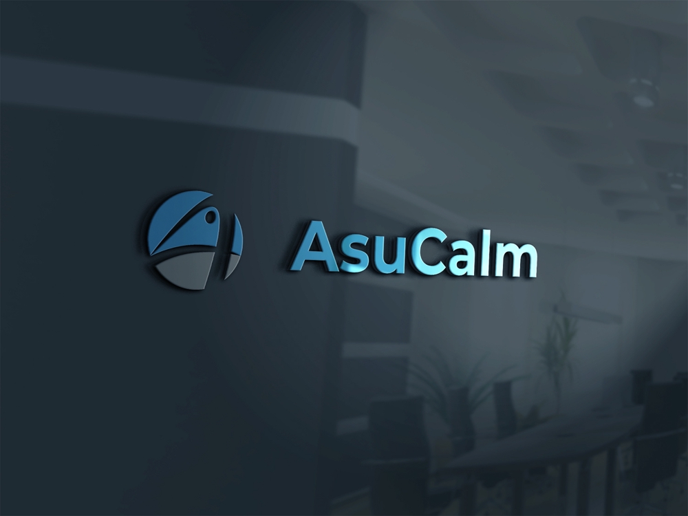 空調、住宅設備、電気工事会社「AsuCalm」のロゴ