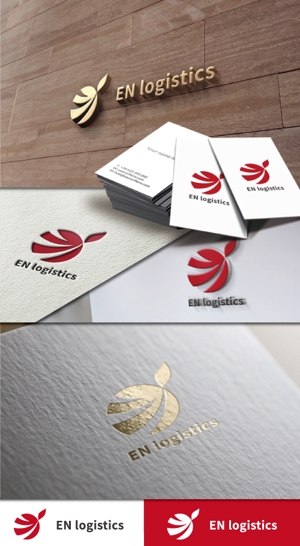 BKdesign (late_design)さんのFBA納品代行「エンロジ」のロゴへの提案