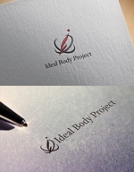 D.R DESIGN (Nakamura__)さんのパーソナルトレーナーサイト『Ideal Body Project』のロゴへの提案