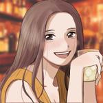 千芳さん (docodokodocomo)さんの２８歳ウイスキー好き女子のSNS＆ブログの吹き出し用アイコンやイラスト制作への提案