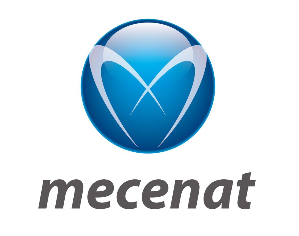 「mecenat」のロゴ作成