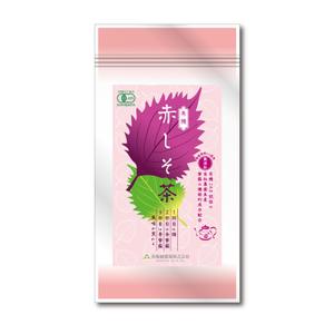atelier latte (kimurahiromi)さんの新商品「赤しそ茶」(熊本県産紫蘇と梅肉を使用)のラベルデザインへの提案