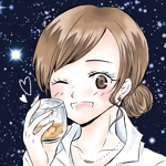 柴田ゆき野 (shibata_yukino)さんの２８歳ウイスキー好き女子のSNS＆ブログの吹き出し用アイコンやイラスト制作への提案