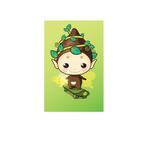 ヴぃんす (Vince)さんのかわいくてあたたかみのあるキャラクターイラスト / ごぼう茶のキャラへの提案