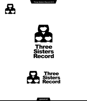 queuecat (queuecat)さんの「Three Sisters Record」 のロゴへの提案