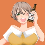 龍多アキ (aki_tatta)さんの２８歳ウイスキー好き女子のSNS＆ブログの吹き出し用アイコンやイラスト制作への提案