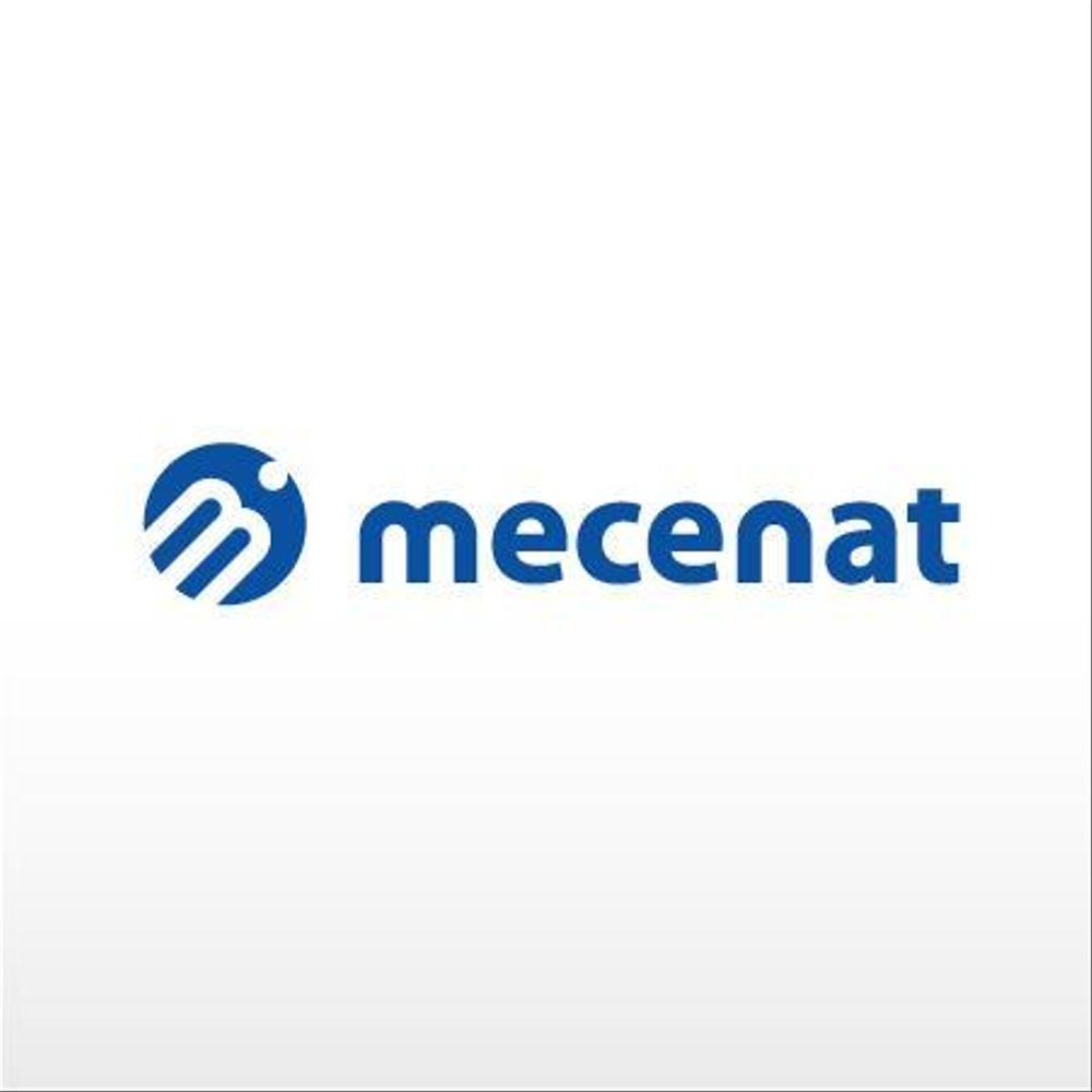 「mecenat」のロゴ作成