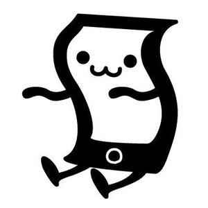 yumikuro8 (yumikuro8)さんの大切に使わせていただきます。HPに使用するユルキャラ『ペライチ君』への提案