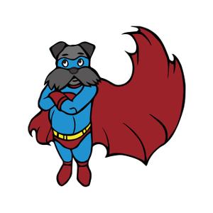 kaikonomayu (kaikonomayu)さんのミニチユアシュナウザーBLACKのアメコミタッチのキャラクターへの提案