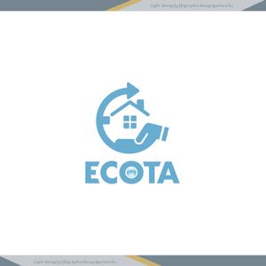 XL@グラフィック (ldz530607)さんのリフォームショップ「ecotaエコタ」のロゴへの提案