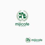 atomgra (atomgra)さんのペット同伴可能なカフェ「mijicafe」のロゴへの提案