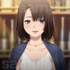 izuna (3ri10te)さんの２８歳ウイスキー好き女子のSNS＆ブログの吹き出し用アイコンやイラスト制作への提案