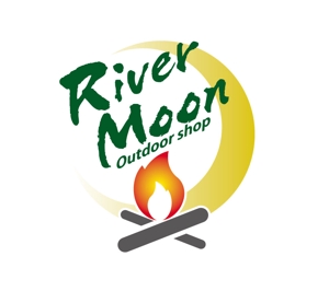 長谷川映路 (eiji_hasegawa)さんのアウトドアショップ『River　Moon』のロゴへの提案