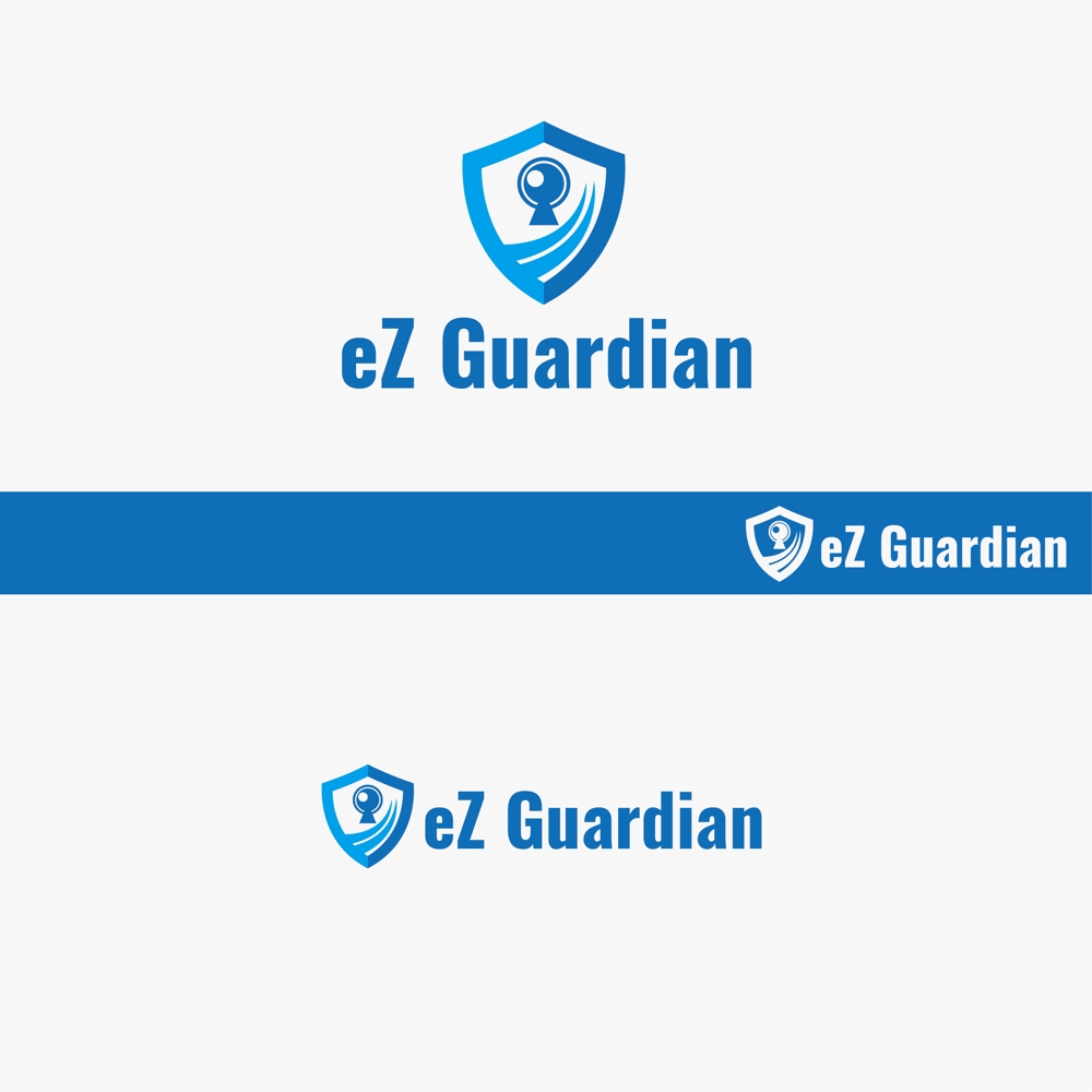 防犯・監視カメラ設置会社 「EZガーディアン株式会社」のコーポレートロゴ作成